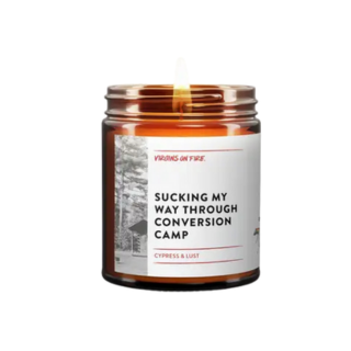 Sucking My Way Through Conversion Camp Candle