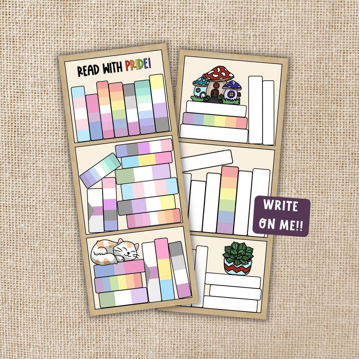 Read With Pride! Booktracker Bookmark