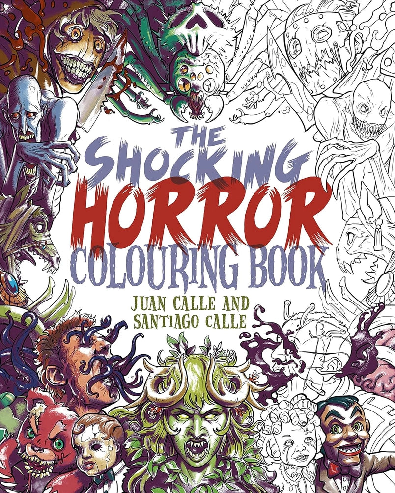 The Shocking Horror Coloring Book
