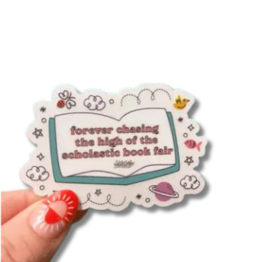 Scholastic Book Fair High Sticker