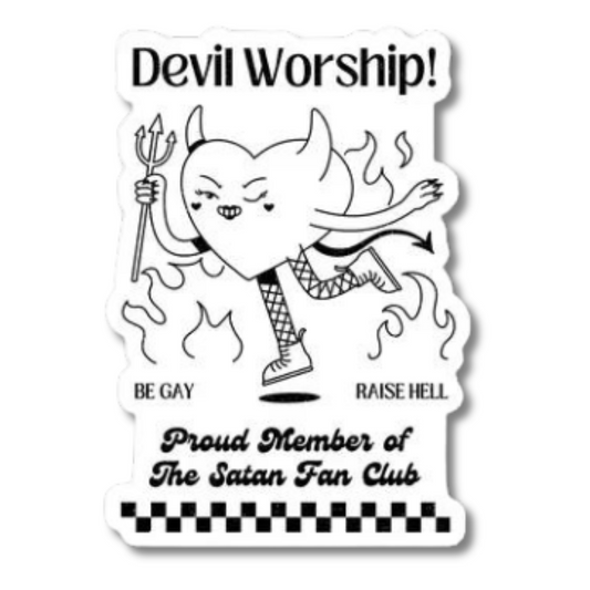 Devil Worship Sticker