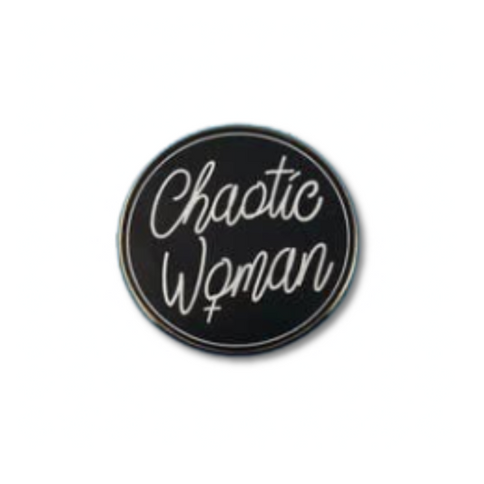 Chaotic Woman Symbol Pin