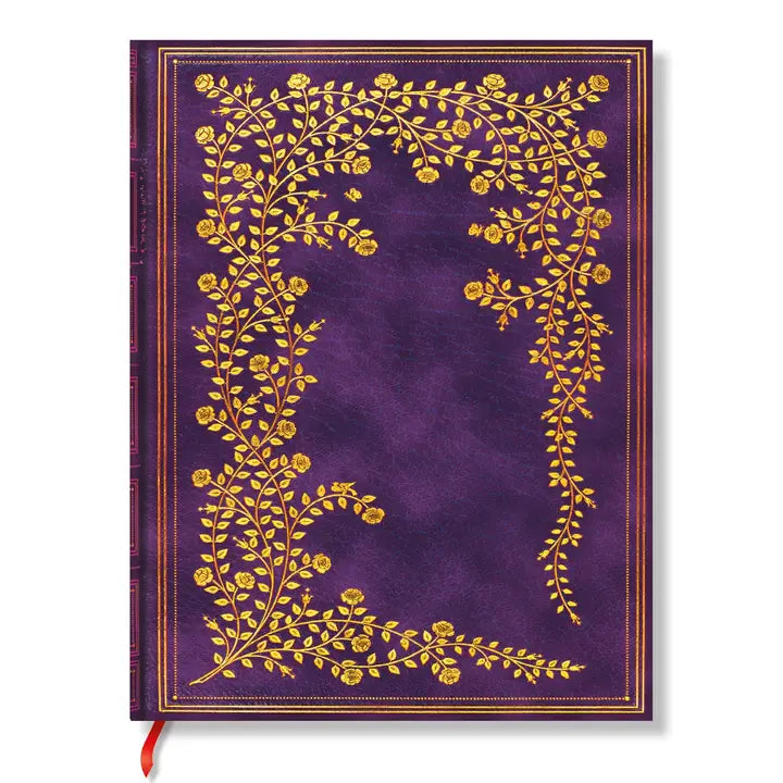 Purple and Gold Paperblanks Rose Journal