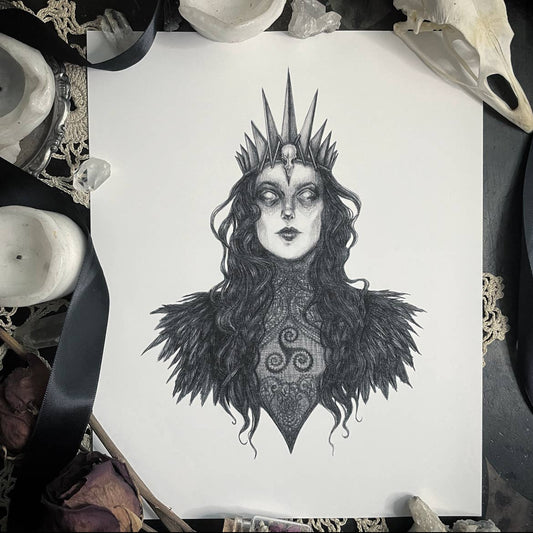 The Morrigan Fine Art Print