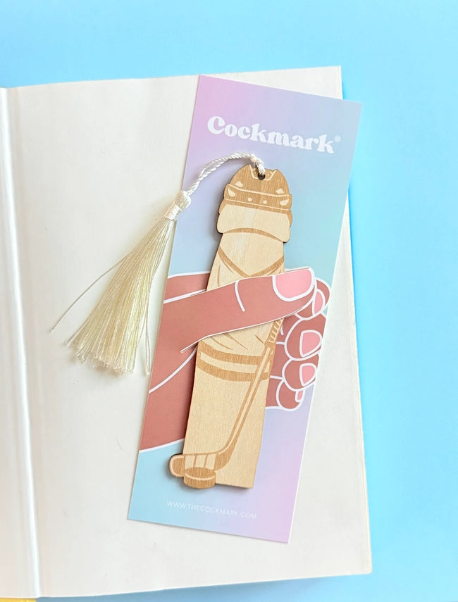 Hockey Wood Cockmark Bookmark