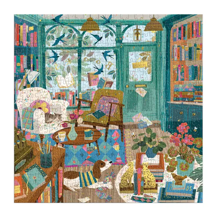 Bookshop Afternoon 500 Piece Puzzle