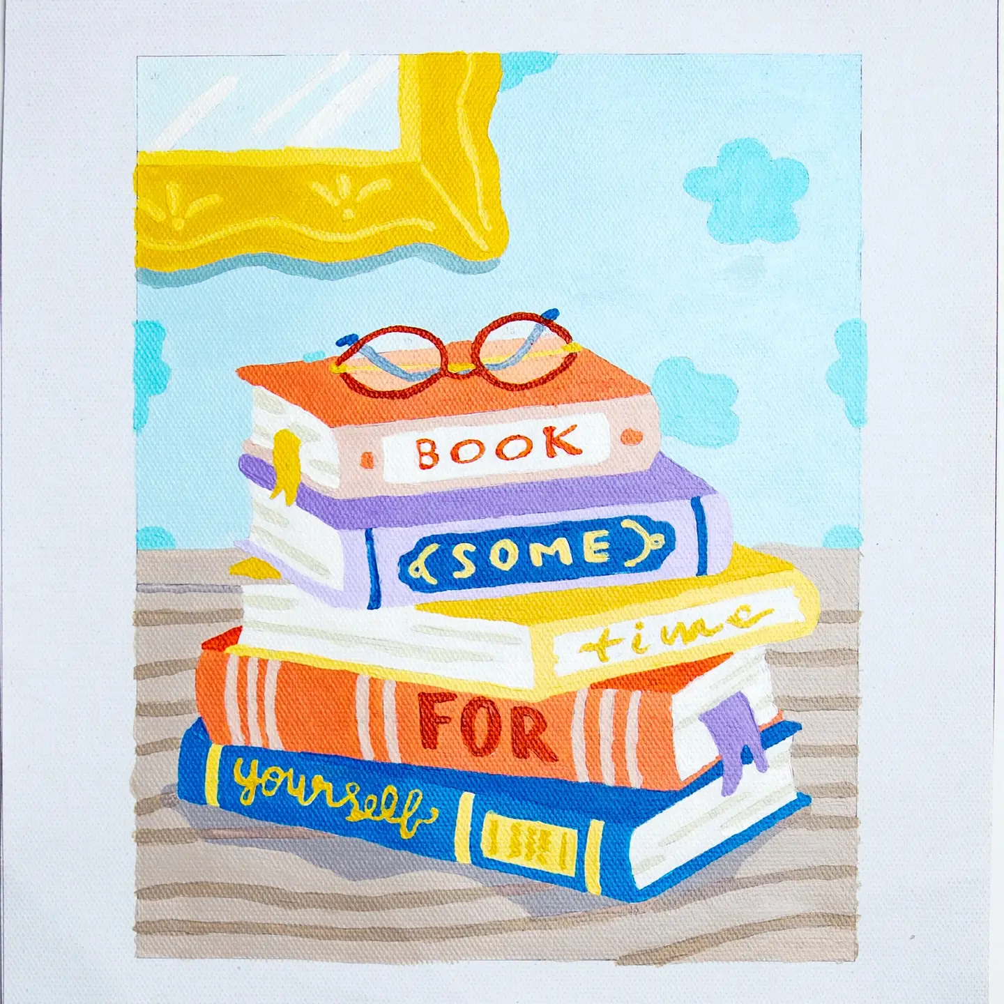 "Book Some Time For Yourself" Paint By Numbers Kit