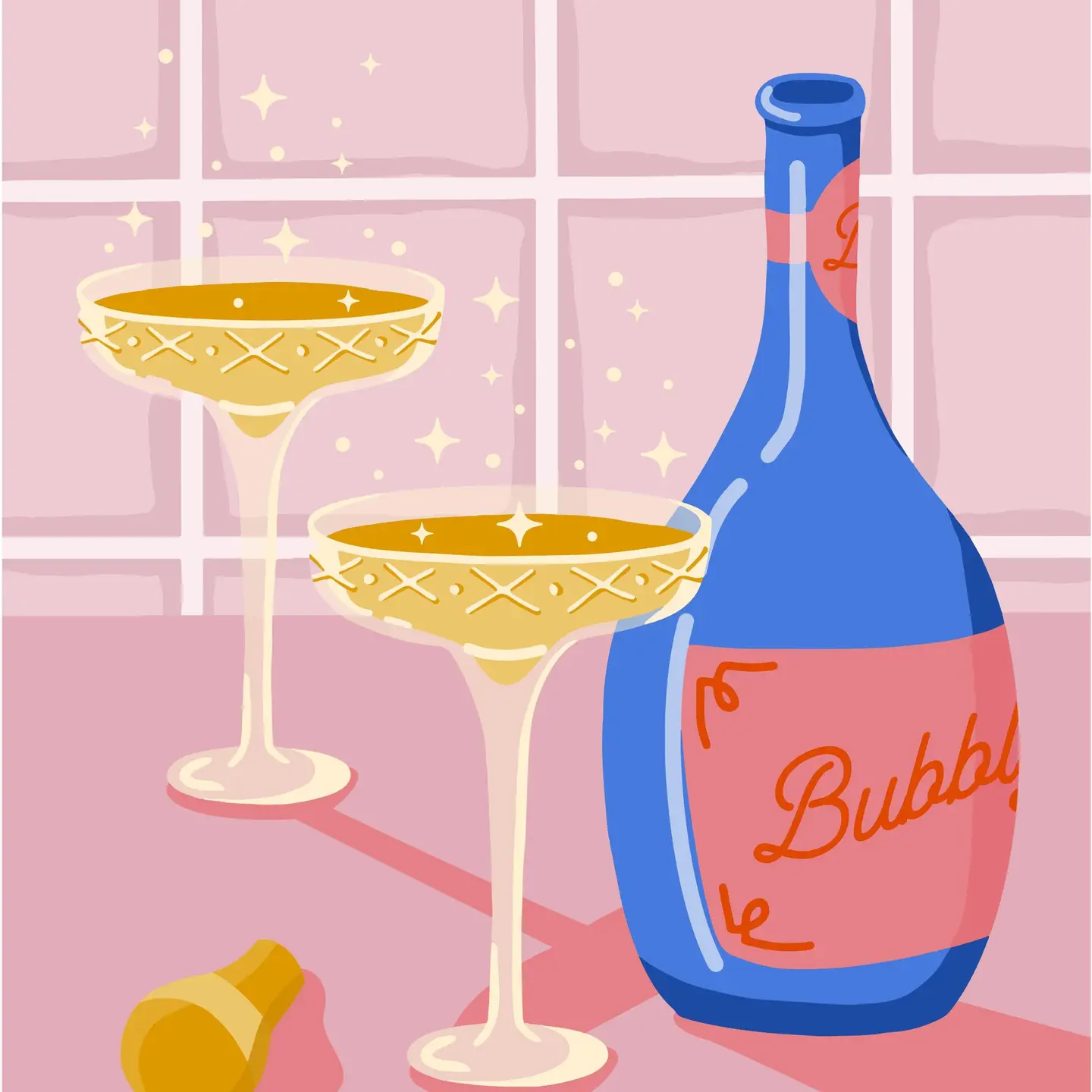 "Be Bubbly" Paint By Numbers Kit