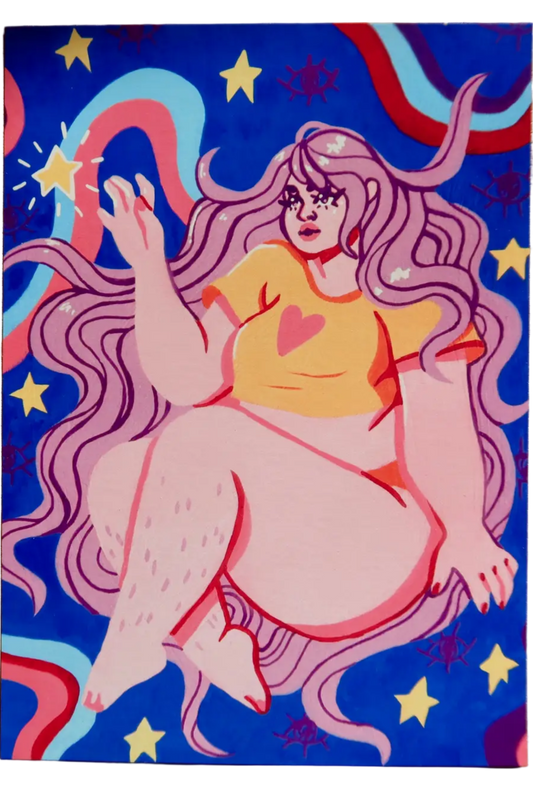 Space Girl 5x7 Print