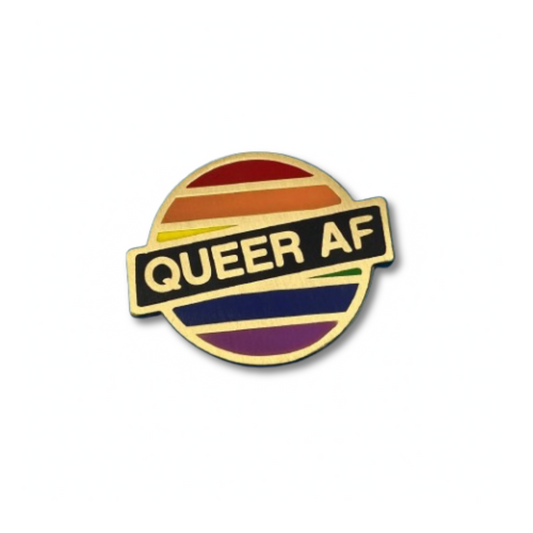 Queer AF Pin