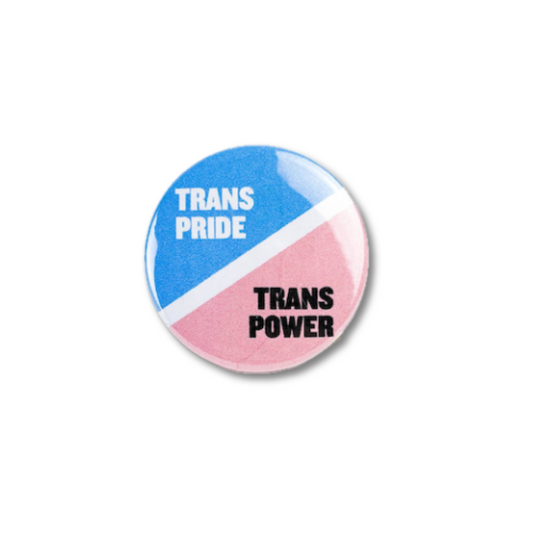 Trans Pride Trans Power Button Pin