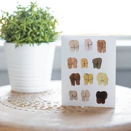 Butts Greeting Card