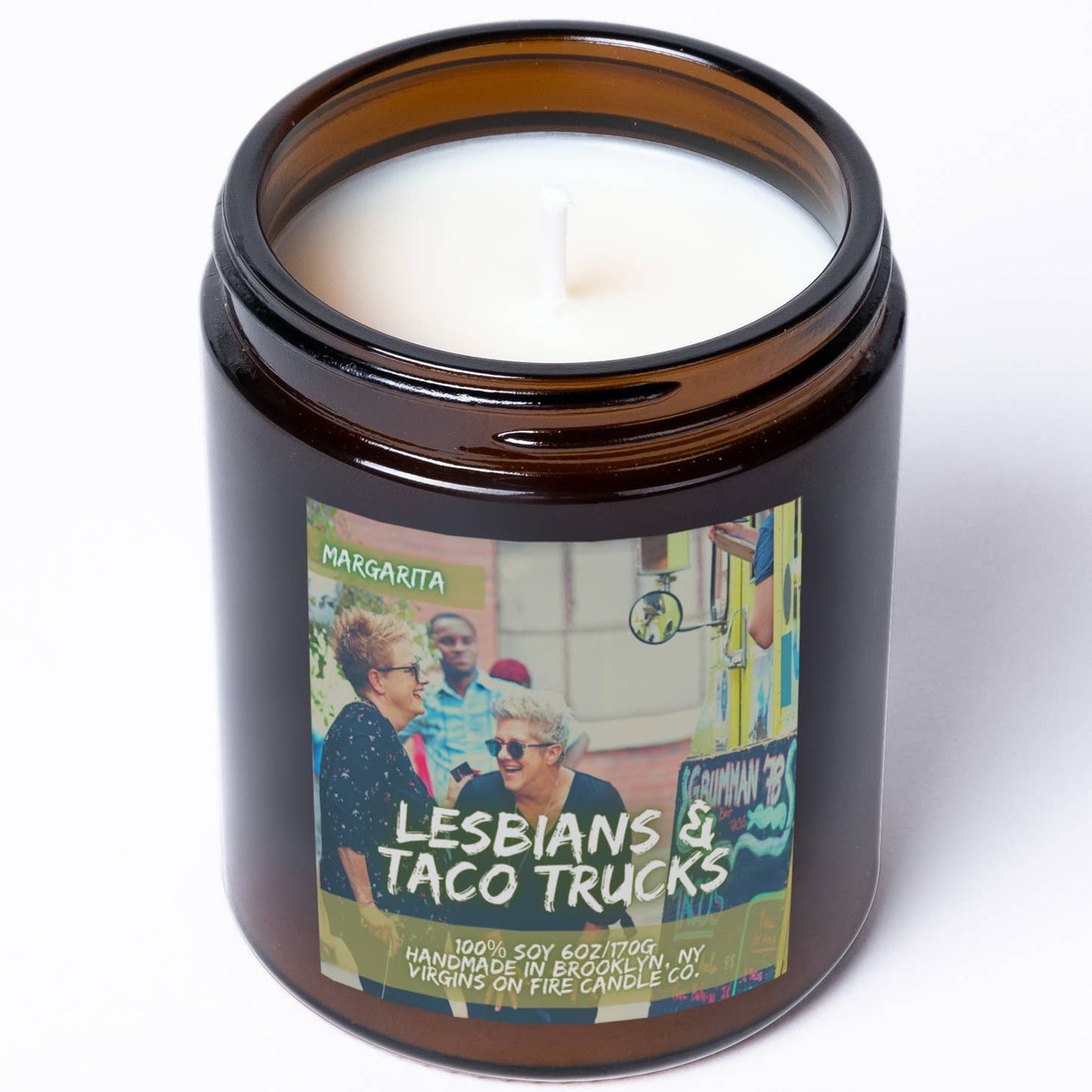 Lesbians and Taco Trucks Candle