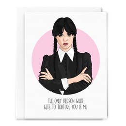 Wednesday Addams, Torture You is Me, Love Card