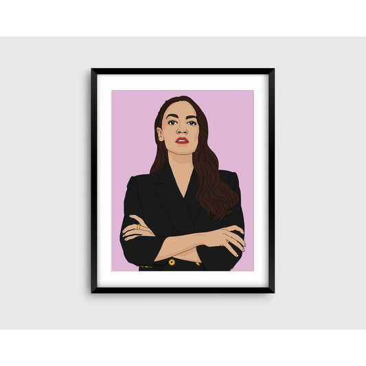 Alexandria Ocasio-Cortez Print