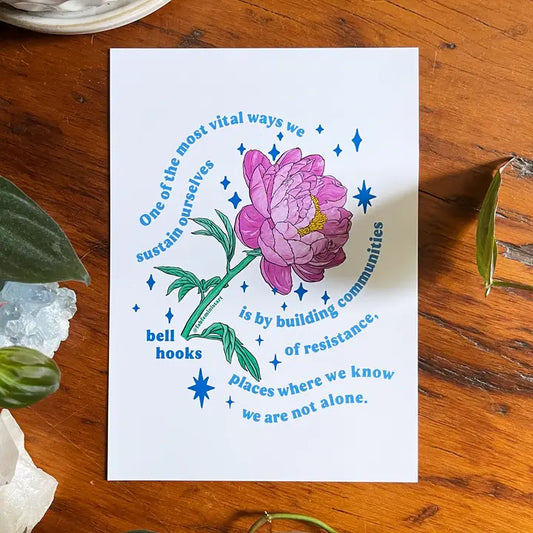 Bell Hooks Communities of Resistance Print