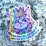 May You Have the Confidence of A Cat Sticker