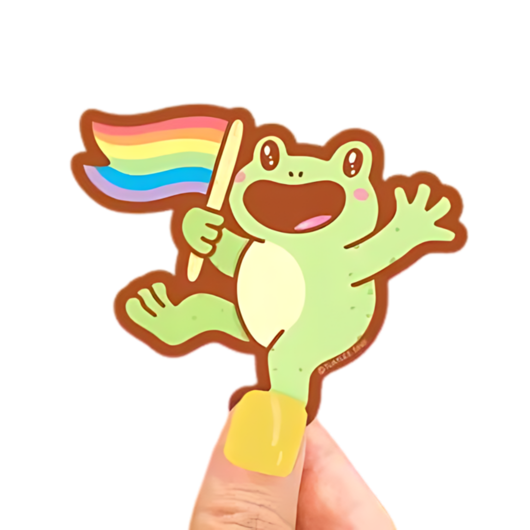 Pride Frog Sticker