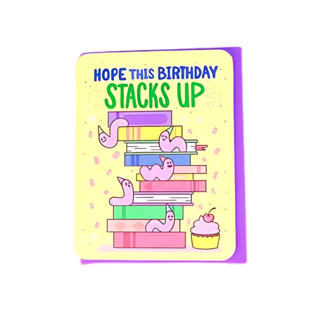 Hope This Birthday Stacks Up Card