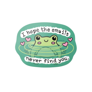 Safe from Emails Sticker