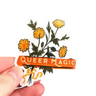 Queer Magic Flowers Sticker