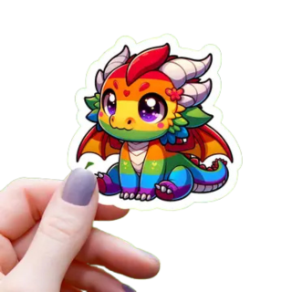 Chibi Dragon Sticker