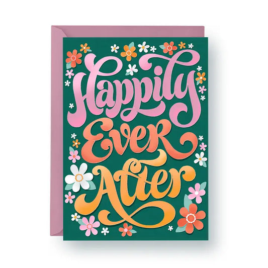 Happily Ever After Wedding Card