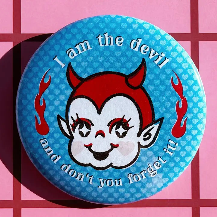 I Am The Devil Button