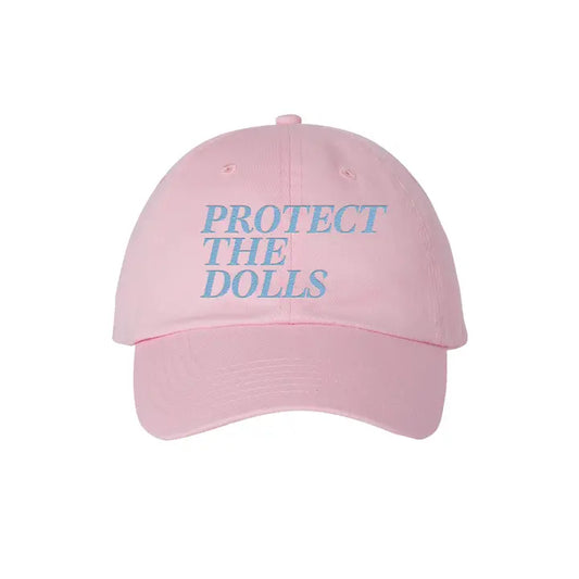 Protect The Dolls Embroidered Hat (Pink)