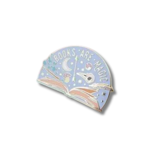 Books Are Magic Pin