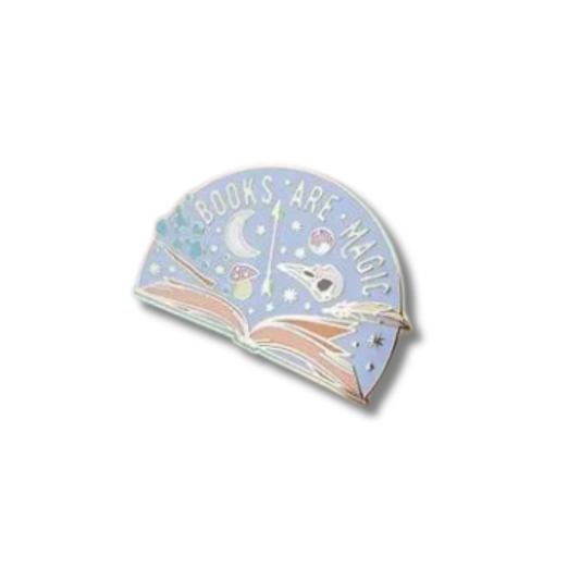 Books Are Magic Pin