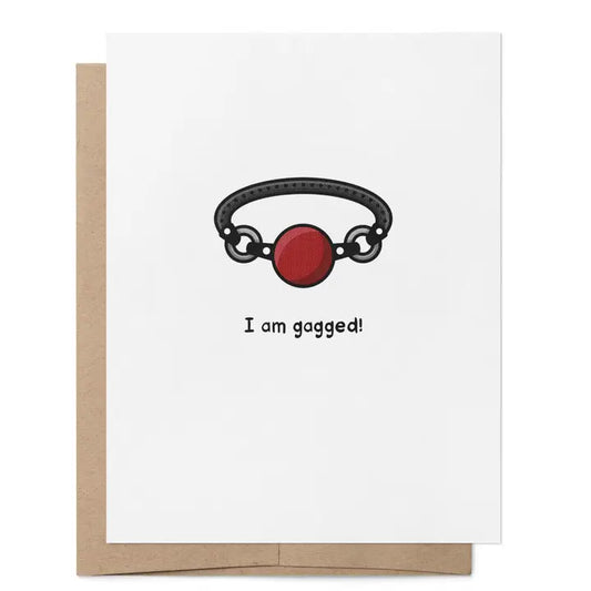 I Am Gagged Card