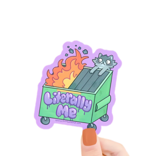 Dumpster Fire Sticker