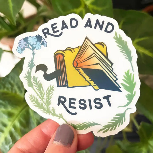 Read and Resist Sticker