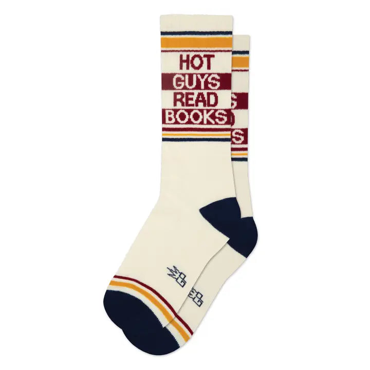 Hot Guys Read Books Socks