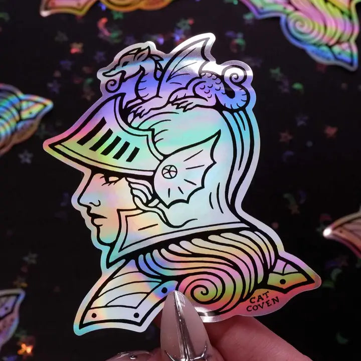 Lady Knight Sticker