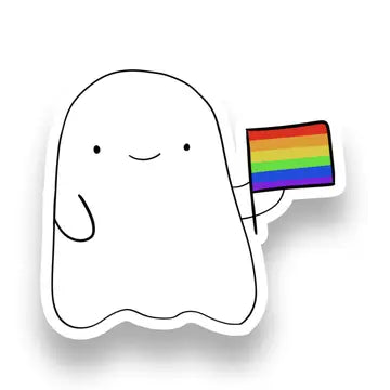 Ghost Pride Flag Sticker