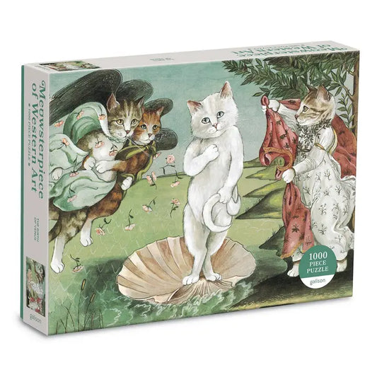 Birth of Venus Meowsterpiece of Western Art 1000 pc puzzle