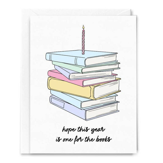 One For The Books Bookish Birthday Card