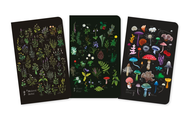 Anna Stead Herbals Set of 3 Mini Notebooks