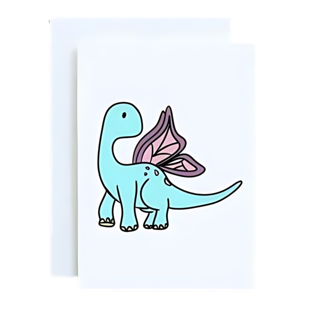 Dinosaur Fairy Card