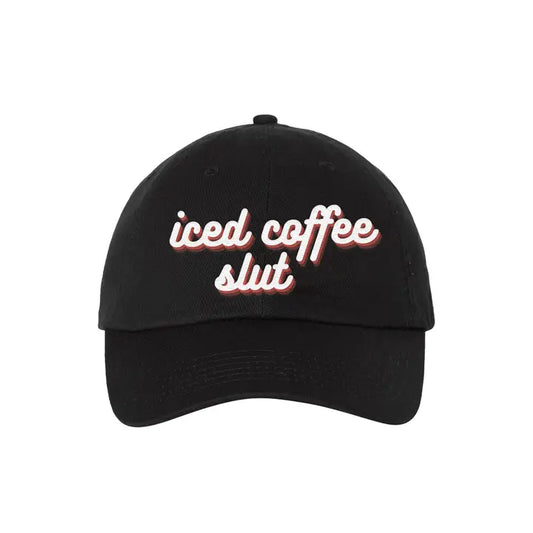 iced coffee slut Embroidered Hat