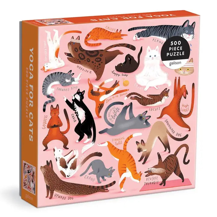 Yoga for Cats 500 pc puzzle