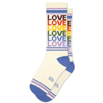 Rainbow Love Socks