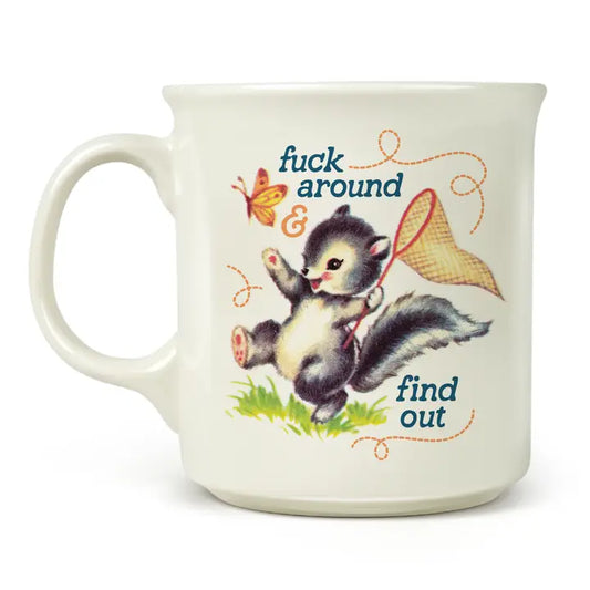 Fuck Around & Find Out Squirrel Mug