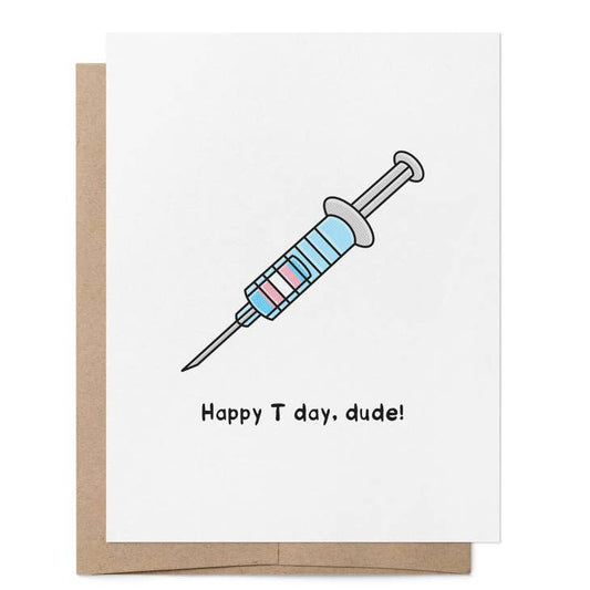 Happy T Day LGBTQ+ Greeting Card