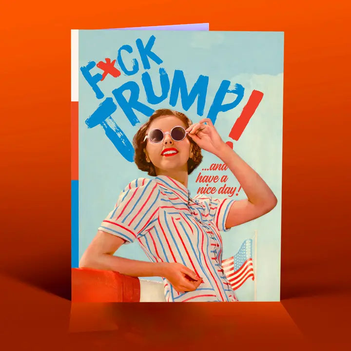 Fuck Trump Greeting Card