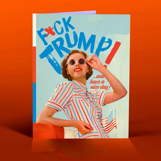 Fuck Trump Greeting Card