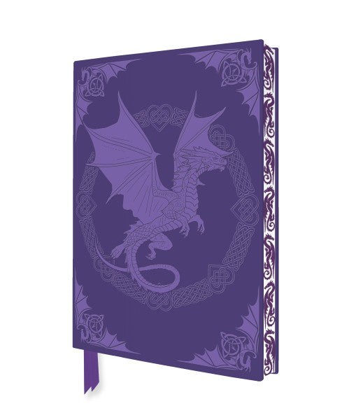 Artisan Art Anne Stokes: Sky Queen Purple Dragon Notebook (Lined)