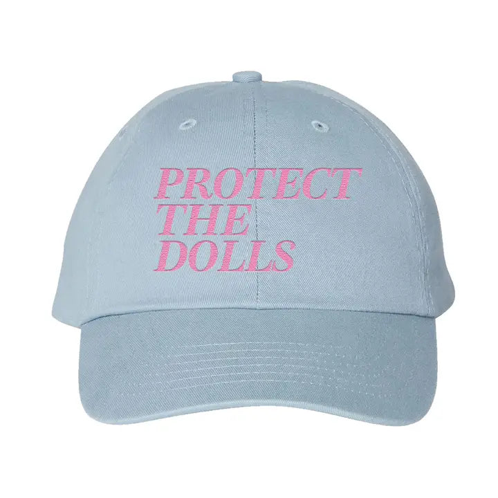Protect The Dolls Embroidered Hat (Blue)
